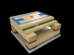 雙龍骨雙減震結(jié)構(gòu)